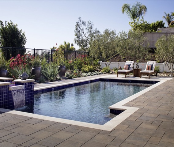 Pool deck paver installation Encinitas CA by Panjia Outdoors