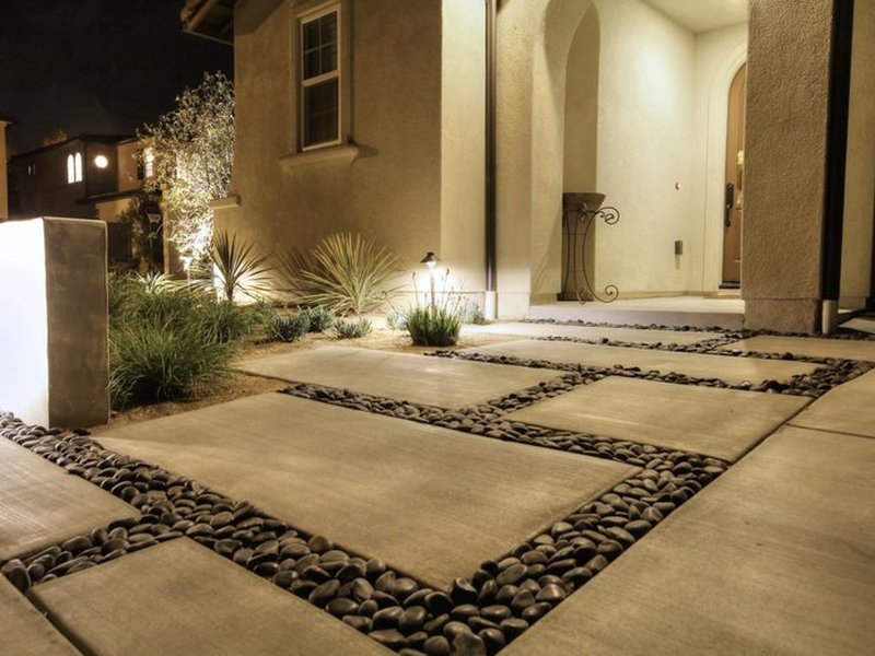IntegriTurf turf with paver patio San Marcos CA